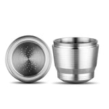 Capsule en Acier Inoxydable avec Filtre pour Machine Nespresso - Couleurs Lagon