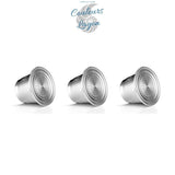 Capsule en Acier Inoxydable avec Filtre pour Machine Nespresso - Couleurs Lagon