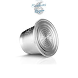 Capsule en Acier Inoxydable avec Filtre pour Machine Nespresso - Couleurs Lagon