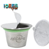 Capsules réutilisables RECAPS pour machines Nespresso + 60 couvercles - Couleurs Lagon