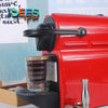 Capsules réutilisables RECAPS pour machines Nespresso + 60 couvercles - Couleurs Lagon
