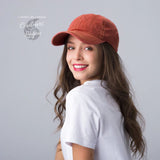 Casquette baseball coton lavé spécial queue de cheval - Couleurs Lagon
