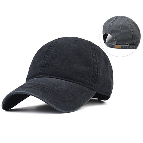 Casquette baseball coton lavé spécial queue de cheval - Couleurs Lagon