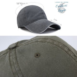 Casquette baseball coton lavé spécial queue de cheval - Couleurs Lagon