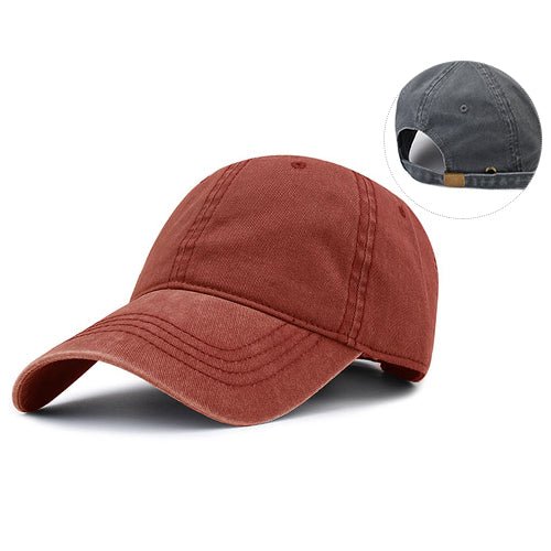 Casquette baseball coton lavé spécial queue de cheval - Couleurs Lagon