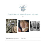 Chapeau de Plage Paille Ajustable PANAMA Court - Couleurs Lagon
