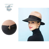 Chapeau Melon Dame Pure Laine PANAMA - Couleurs Lagon