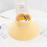 Chapeau soleil femme paille naturelle modèle plage — Couleurs Lagon