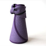 Chapeau soleil femme violet pliable voyage — Couleurs Lagon