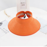 Chapeau de plage femme paille vue détail velcro — Couleurs Lagon