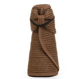 Chapeau soleil femme jaune paille bord 15cm — Couleurs Lagon