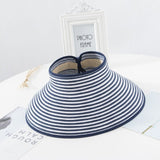 Chapeau de plage femme paille vue ensemble coloris — Couleurs Lagon