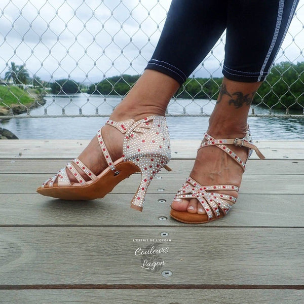 Chaussure Danse Latine - Couleurs Lagon