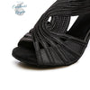 Chaussures Danse Latine Double Couche T8.5cm - Couleurs Lagon