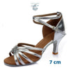 Chaussures Danse Latine Pro Satin 5cm - Couleurs Lagon