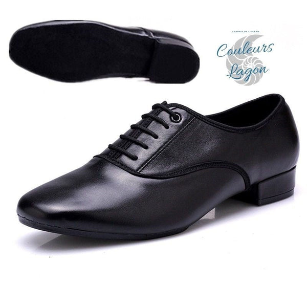 Chaussures de danse en cuir microfibre - Couleurs Lagon