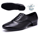 Chaussures de danse en cuir microfibre - Couleurs Lagon