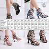 Chaussures de Danse Latine à Lacets T9 Camouflage - Couleurs Lagon