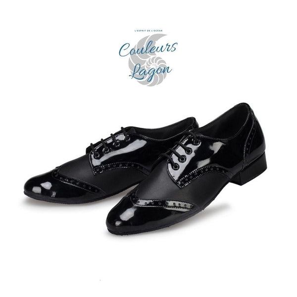 Chaussures de danse latine pour hommes - Couleurs Lagon