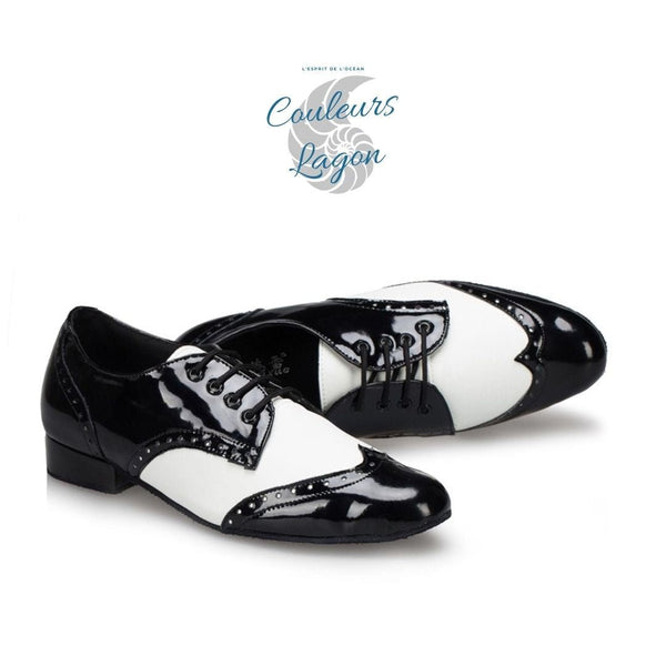 Chaussures de danse latine pour hommes - Couleurs Lagon