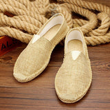 Chaussures de paille et tissu faites à la main - Couleurs Lagon