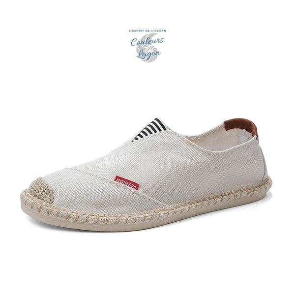 Chaussures de pêcheur décontractées en paille - Couleurs Lagon