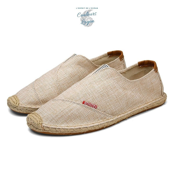 Chaussures de pêcheur décontractées en paille - Couleurs Lagon