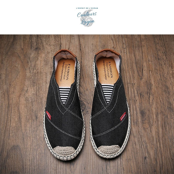 Chaussures de pêcheur décontractées en paille - Couleurs Lagon