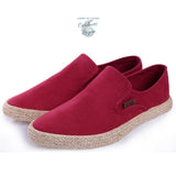 Chaussures en toile de chanvre et en paille pour hommes - Couleurs Lagon