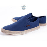 Chaussures en toile de chanvre et en paille pour hommes - Couleurs Lagon