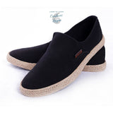 Chaussures en toile de chanvre et en paille pour hommes - Couleurs Lagon