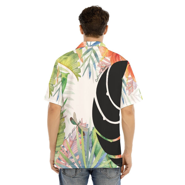 Chemise Hawaïenne Hommes Grandes Tailles Floral Hibiscus - Couleurs Lagon