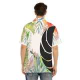 Chemise Hawaïenne Hommes Grandes Tailles Floral Hibiscus - Couleurs Lagon