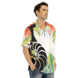 Chemise Hawaïenne Hommes Grandes Tailles Floral Hibiscus - Couleurs Lagon
