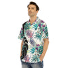 Chemise Hawaïenne Hommes Grandes Tailles Floral Palmier - Couleurs Lagon