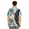 Chemise Hawaïenne Hommes Grandes Tailles Floral Palmier - Couleurs Lagon