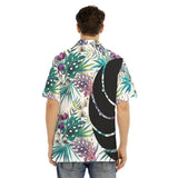 Chemise Hawaïenne Hommes Grandes Tailles Floral Palmier - Couleurs Lagon