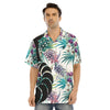 Chemise Hawaïenne Hommes Grandes Tailles Floral Palmier - Couleurs Lagon