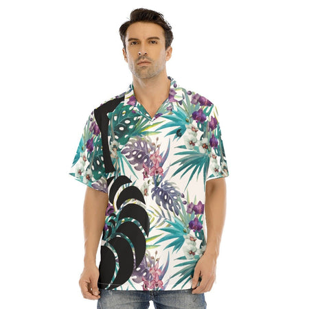 Chemise Hawaïenne Hommes Grandes Tailles Floral Palmier - Couleurs Lagon