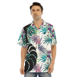 Chemise Hawaïenne Hommes Grandes Tailles Floral Palmier - Couleurs Lagon