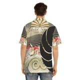 Chemise Hawaïenne Hommes Grandes Tailles Sable et Coquillages - Couleurs Lagon