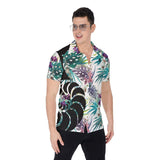 Chemise Hommes Grandes Tailles Floral Palmier - Couleurs Lagon