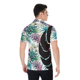 Chemise Hommes Grandes Tailles Floral Palmier - Couleurs Lagon