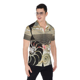 Chemise Hommes Grandes Tailles Sable et Coquillages - Couleurs Lagon