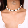 Collier de Coquillage Tressé Hawaïen - Couleurs Lagon
