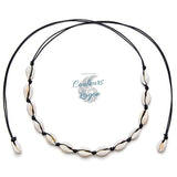 Collier de Coquillage Tressé Hawaïen - Couleurs Lagon