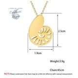 Collier Pendentif NAUTILE Couleurs Lagon - Couleurs Lagon
