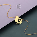 Collier Pendentif NAUTILE Couleurs Lagon - Couleurs Lagon