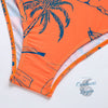 Combi Surf Manches Longues Dos Nu Push-Up REVE ORANGE - Couleurs Lagon