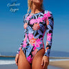 Combi Surf Manches Longues ROSE ALOA - Couleurs Lagon